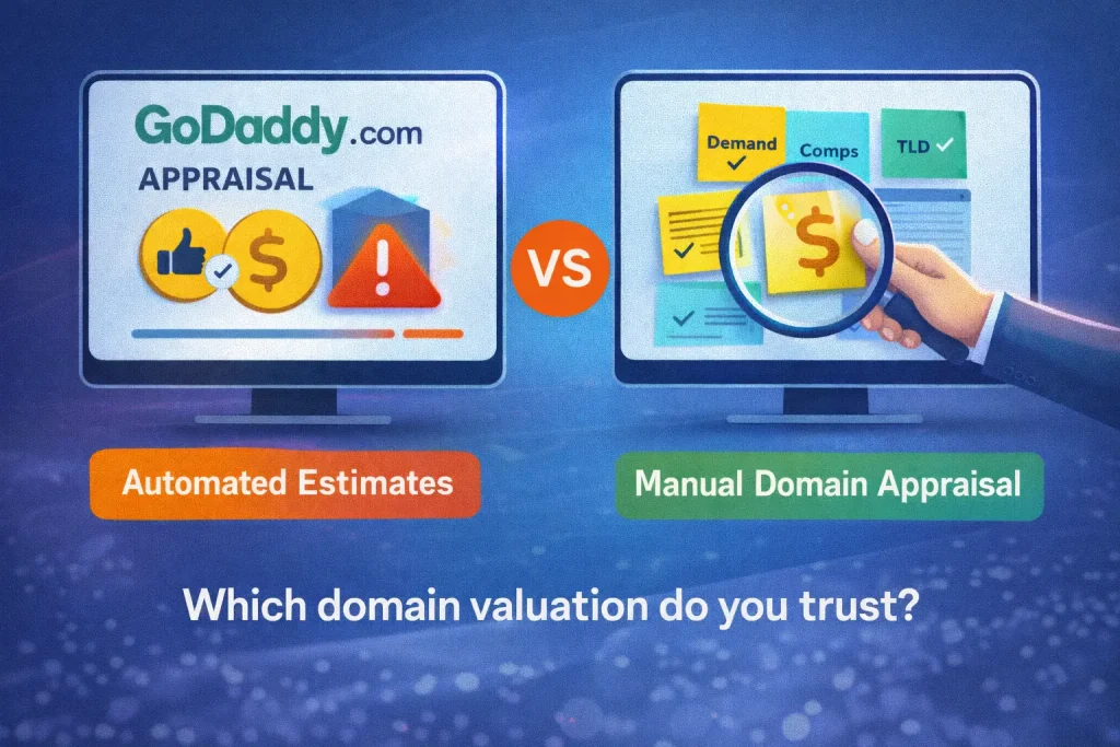 GoDaddy domain appraisal accurate