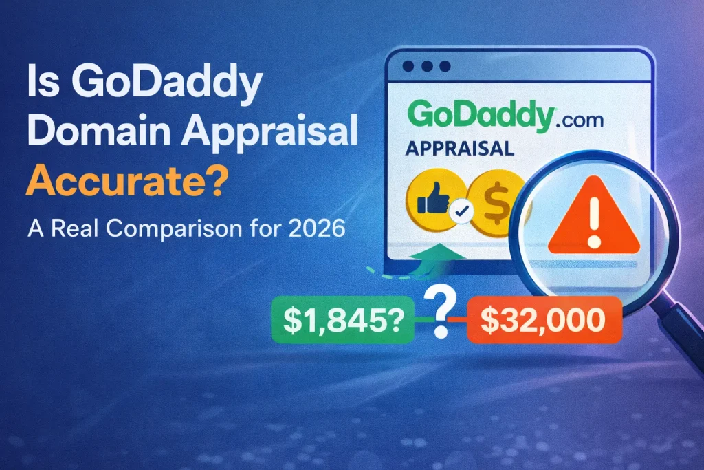 GoDaddy domain appraisal accurate