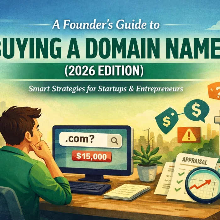 A Founder’s Guide to Buying a Domain Name (2026 Edition)
