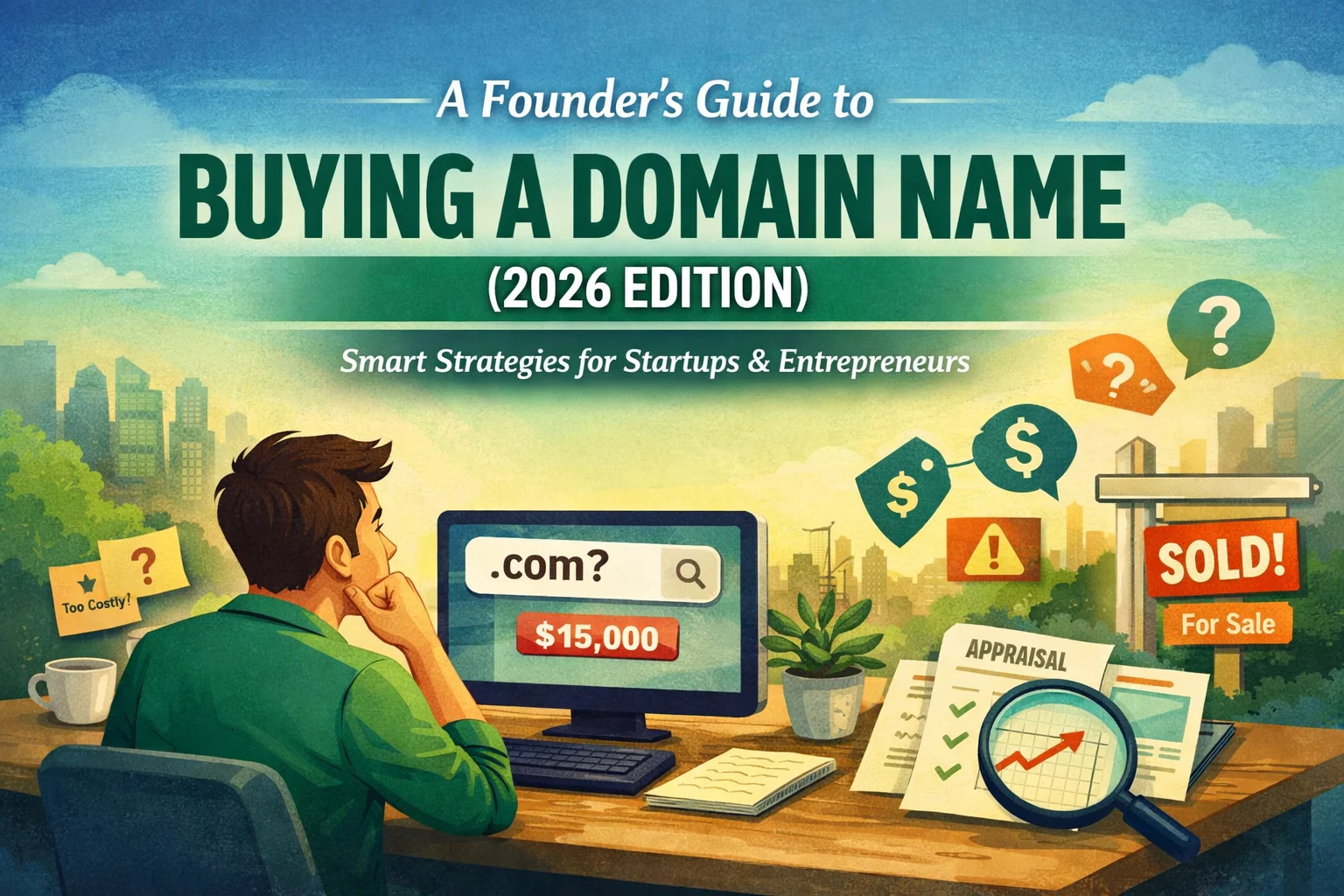 A Founder’s Guide to Buying a Domain Name (2026 Edition)