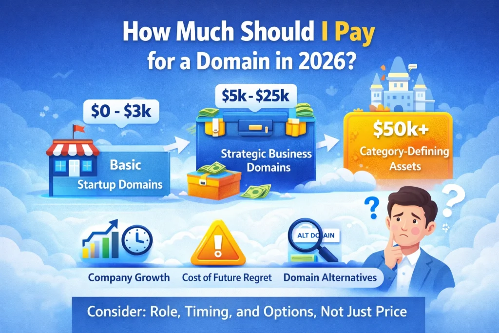 How much should I pay for a domain in 2026