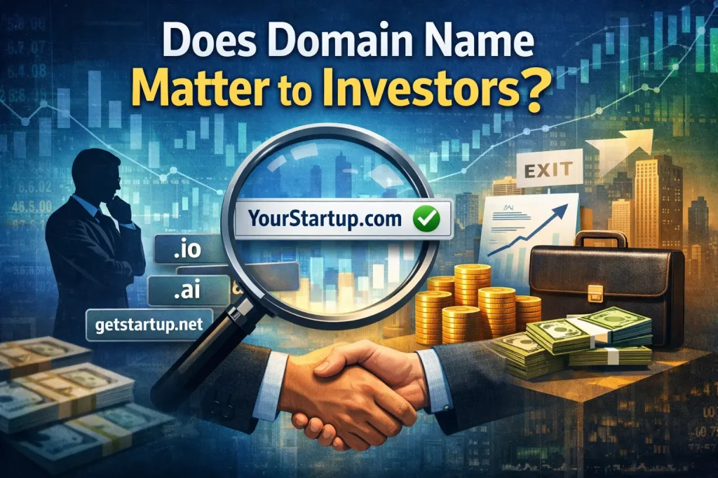 does domain name matter to investors
