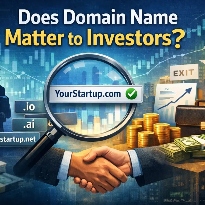 Does Domain Name Matter to Investors? What Founders Need to Know Before Raising Capital