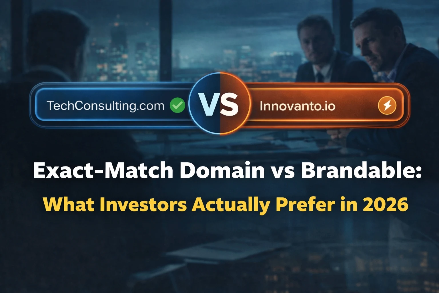 Exact Match Domain or a Brandable: What Investors Actually Prefer in 2026