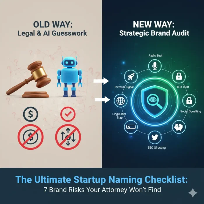 The 2026 Startup Naming Checklist: 7 Brand Risks Your Attorney Won’t Find